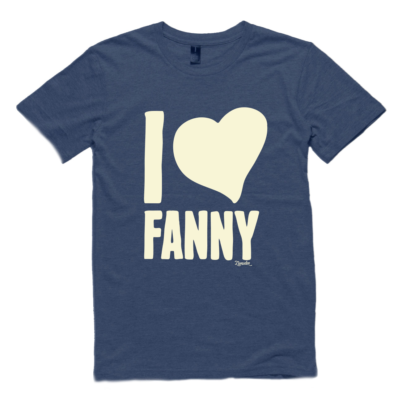 'I LOVE FANNY' Navy Marle Tee